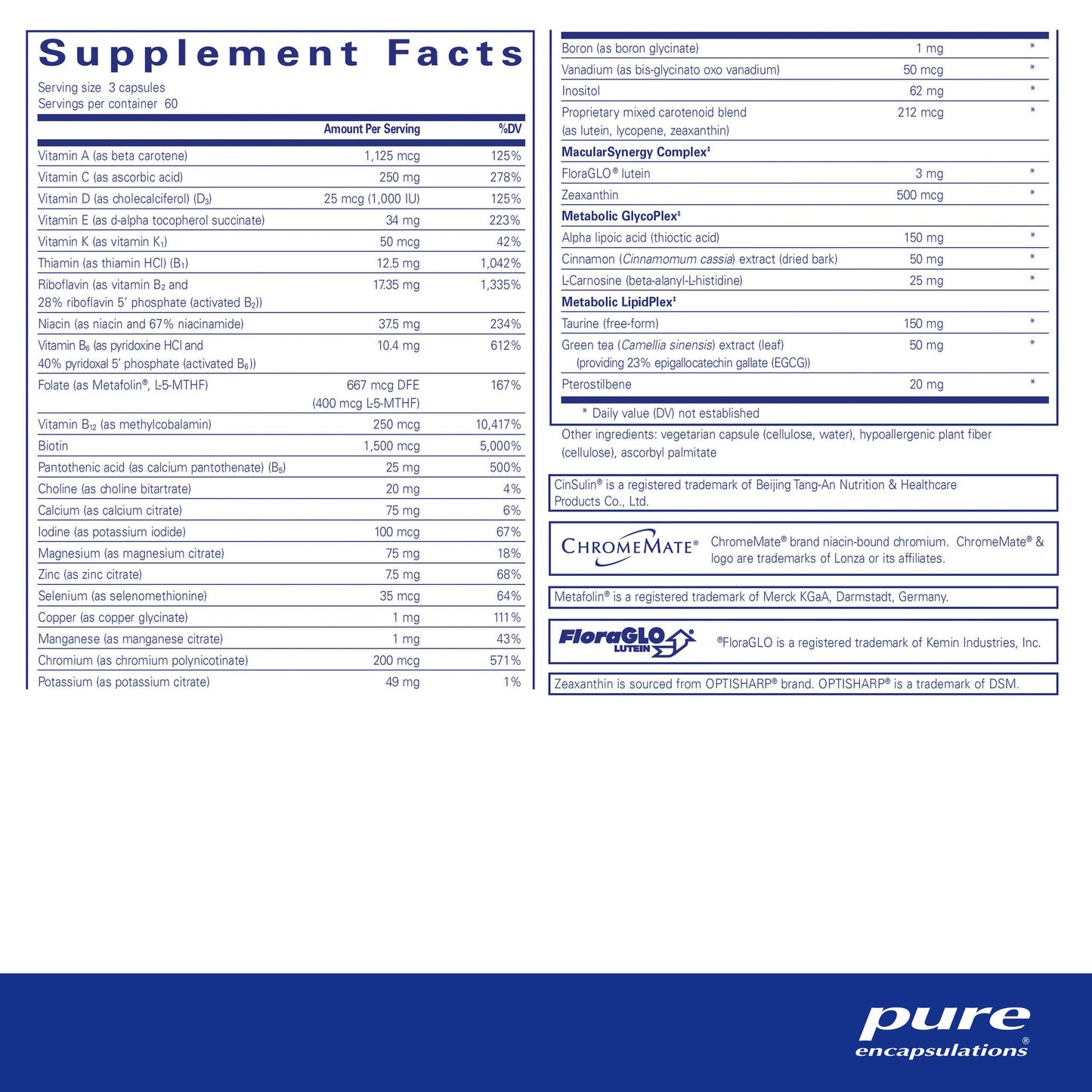 PureLean Nutrients w/ Metafolin