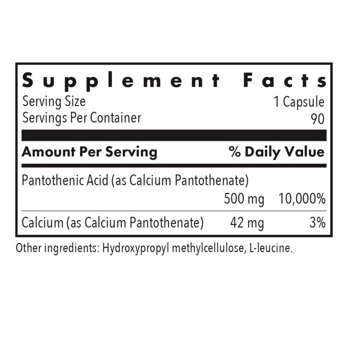 Pantothenic Acid (Vitamin B5)