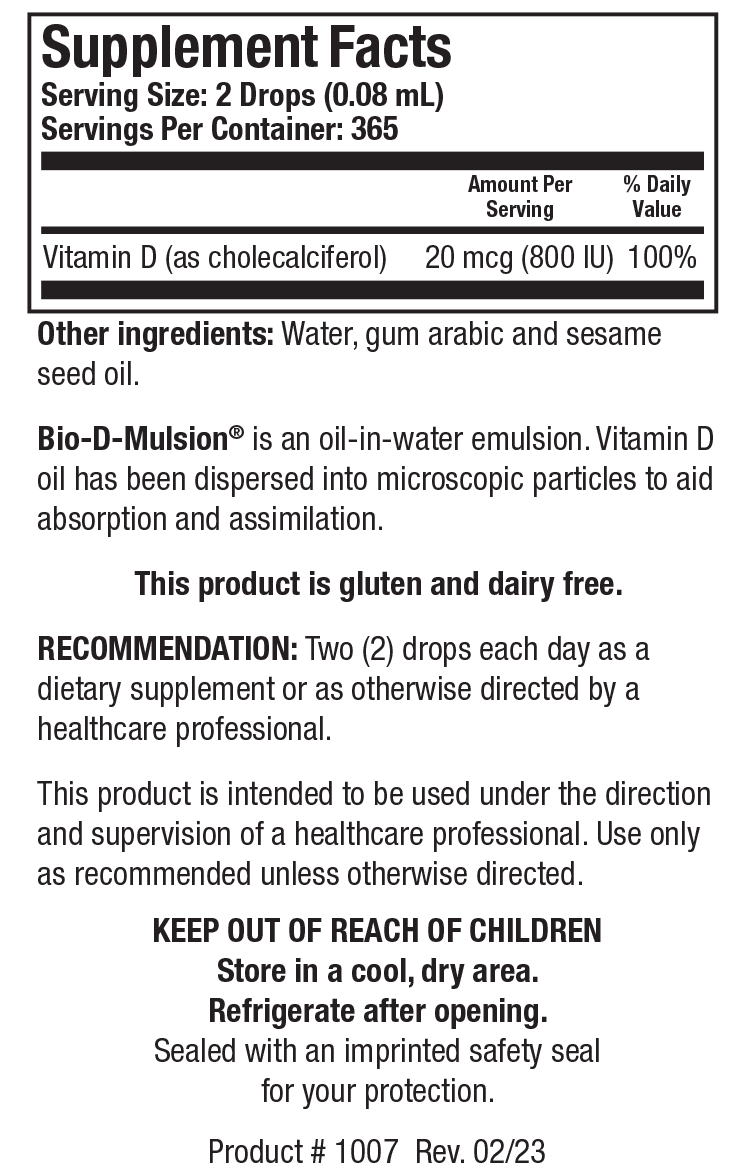 Bio-D Mulsion 400iu