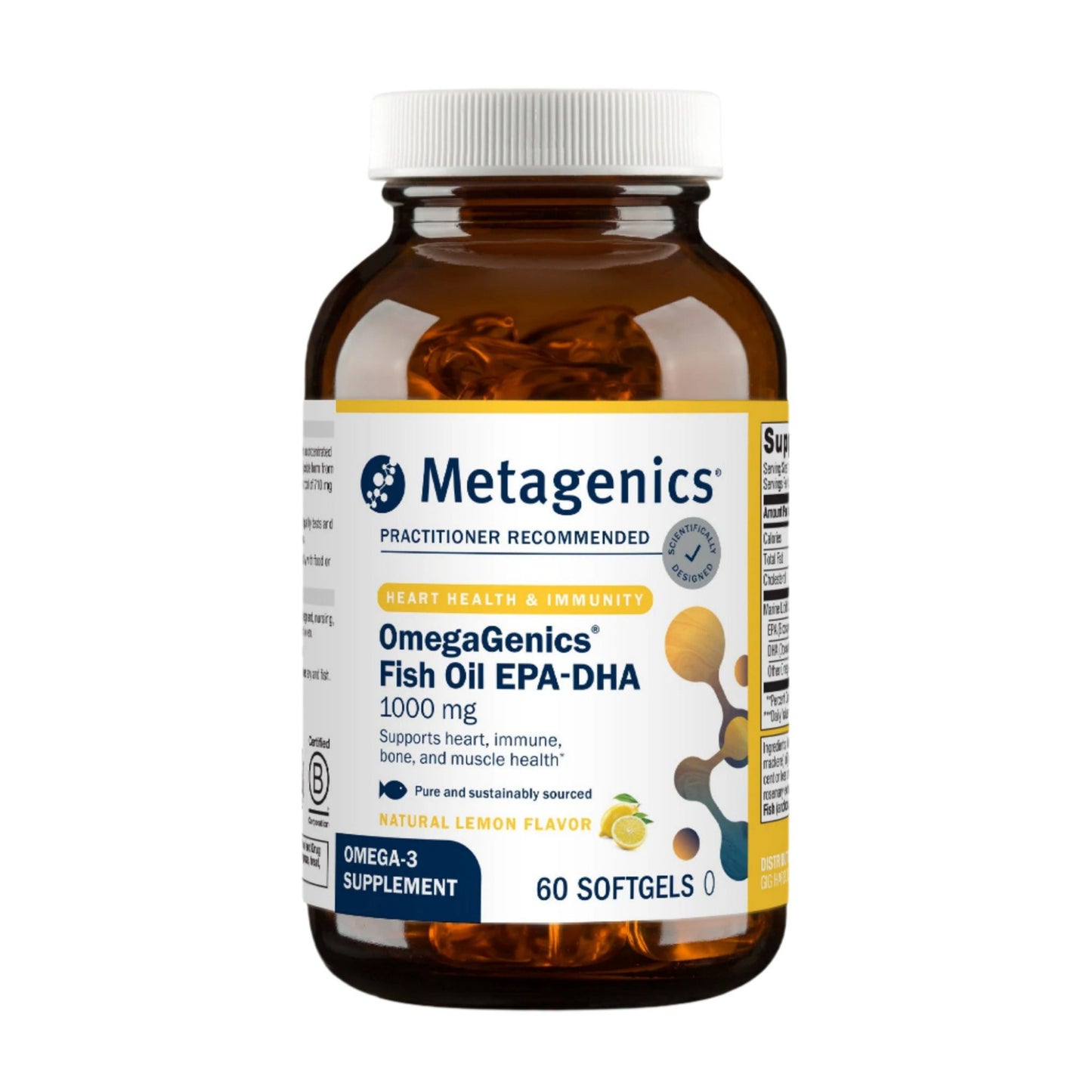 OmegaGenics EPA-DHA 1000 Lemon
