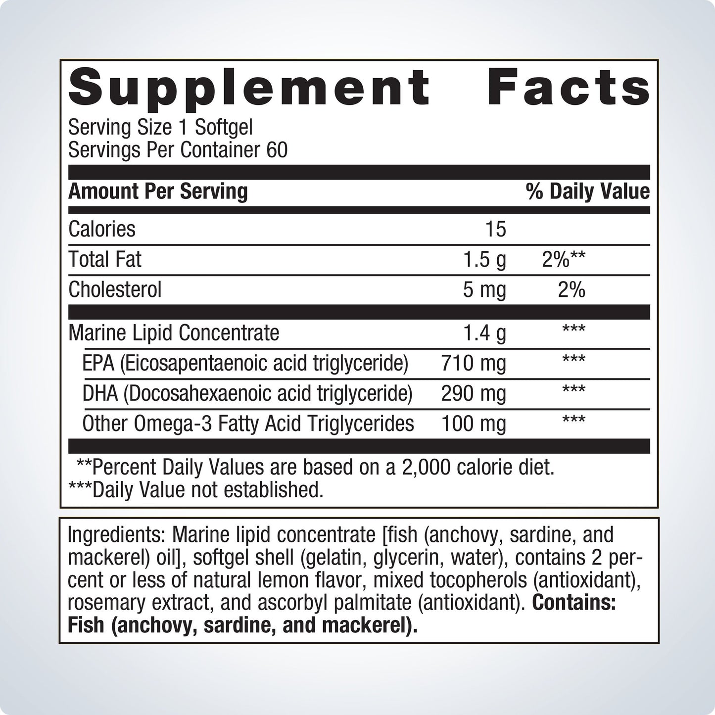 OmegaGenics EPA-DHA 1000 Lemon