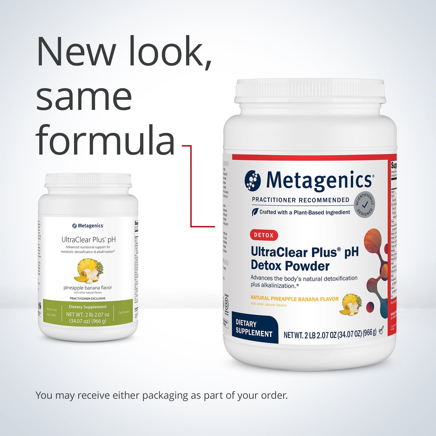 UltraClear® Plus pH Detox Powder Pineapple-Banana (formerly known as: UltraClear Plus Ph)