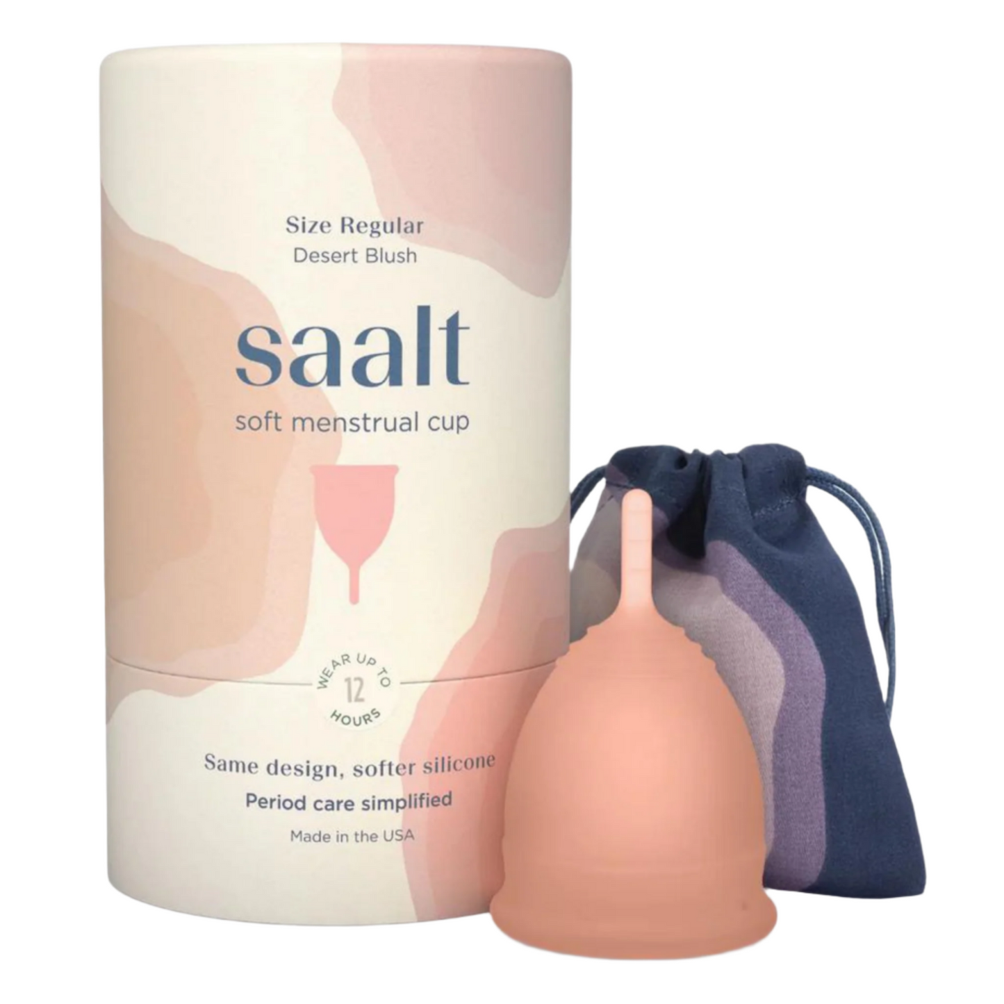 Saalt Soft Menstrual Cup | Desert Blush