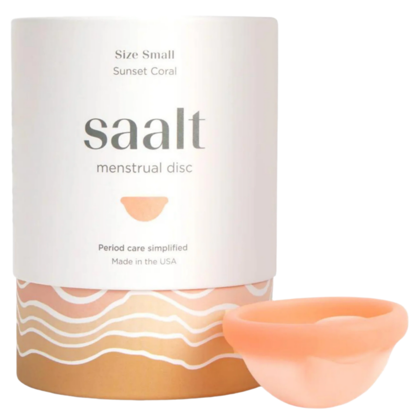 Saalt Menstrual Disc | Sunset Coral (Small)