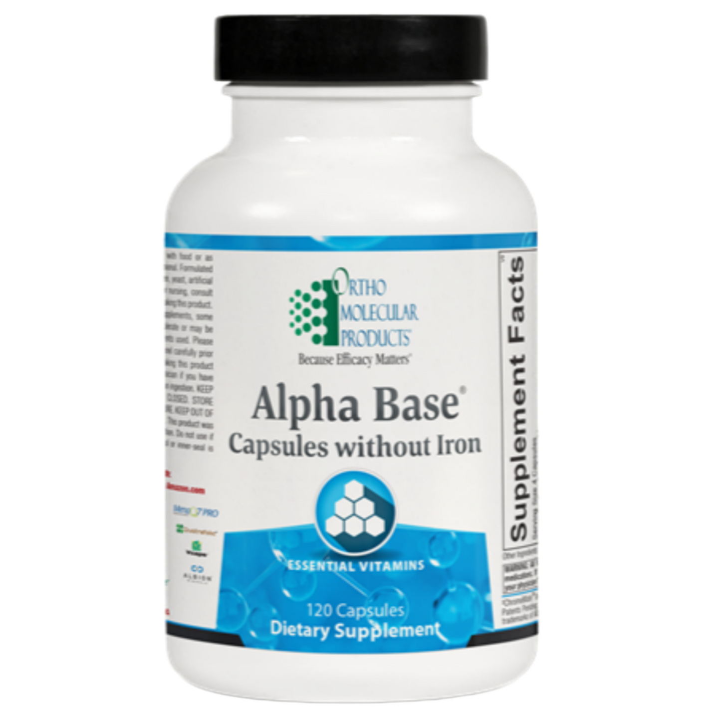Alpha Base Capsules without Iron