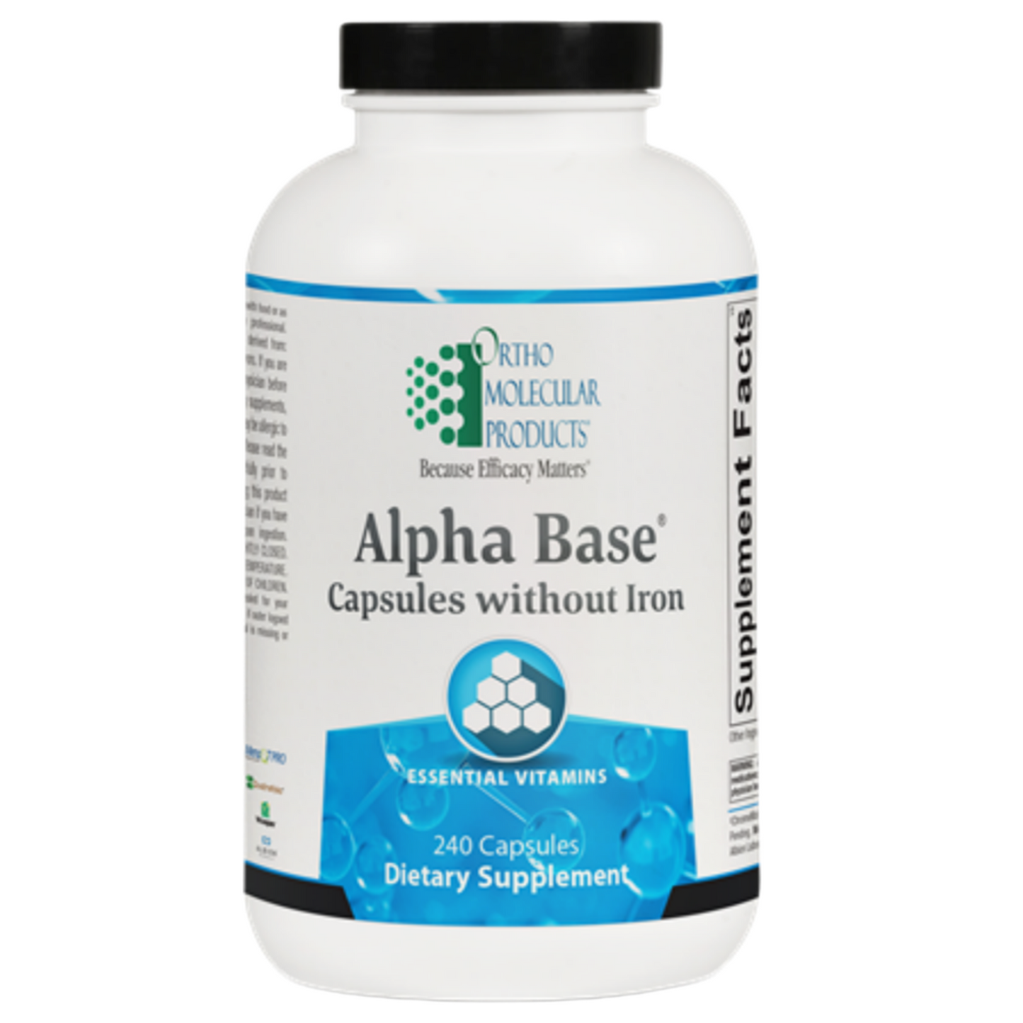 Alpha Base Capsules without Iron