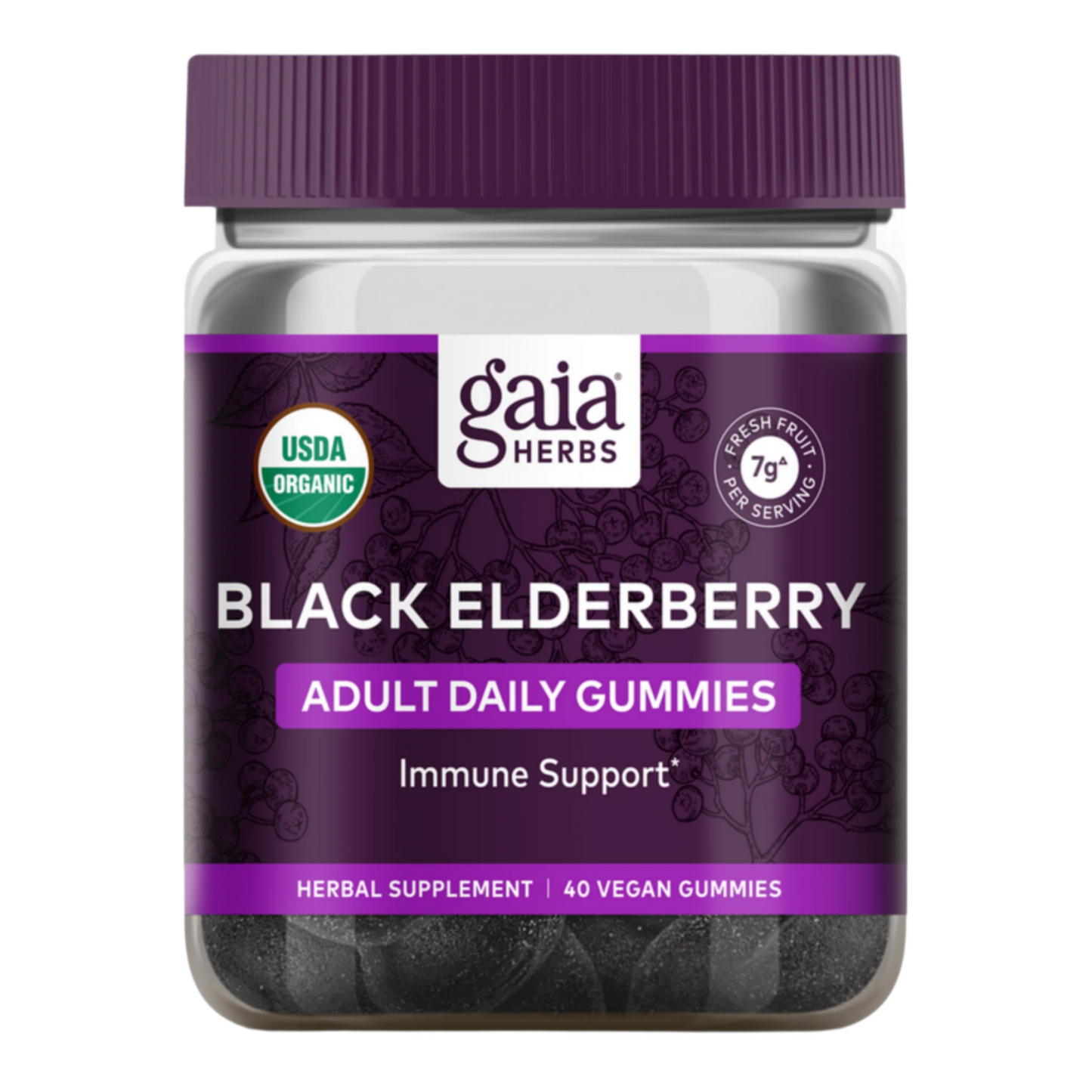 Black Elderberry Adult Daily Gummies