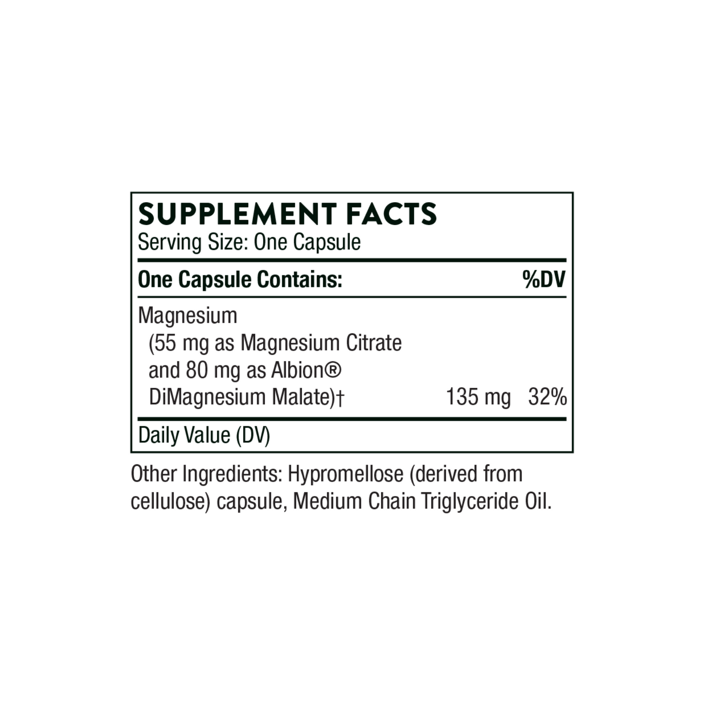 Magnesium Citramate (135mg)