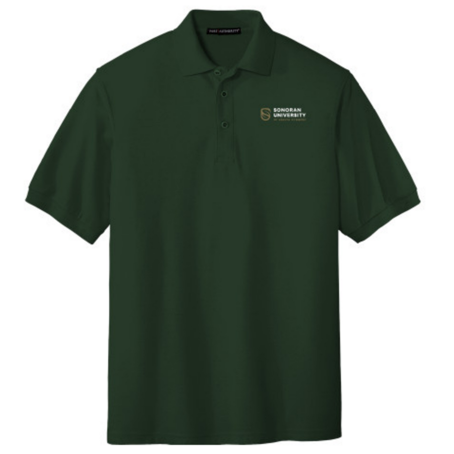 Dark Green Silk Touch Polo - Sonoran Logo