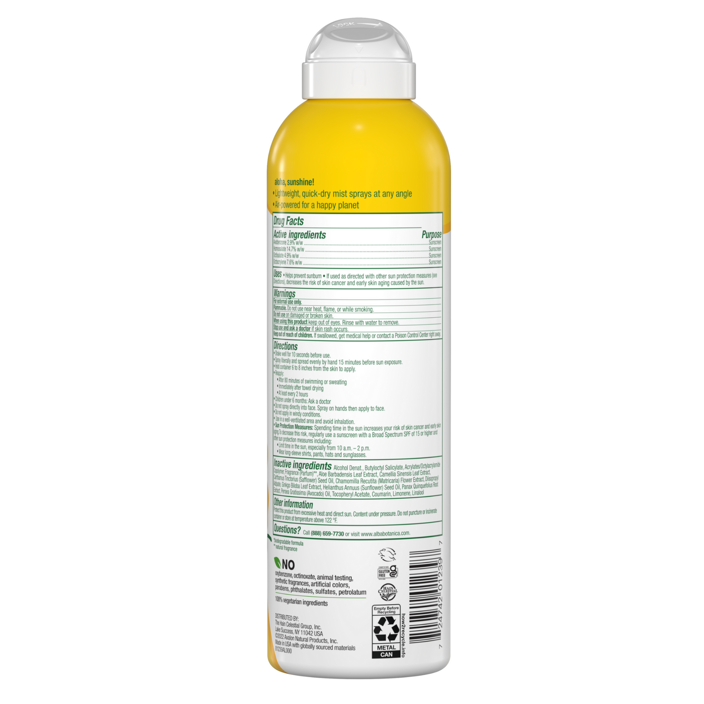 Alba Botanica Sunscreen Spray