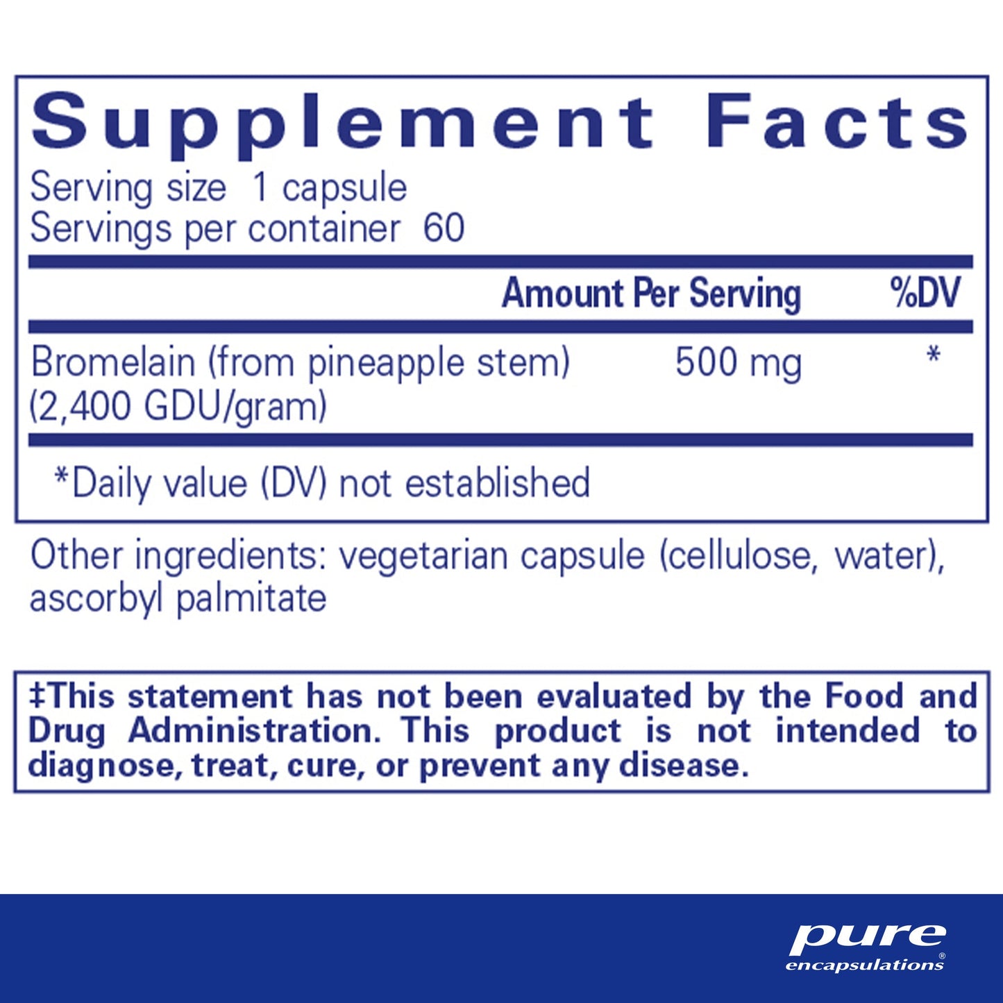 Bromelain 2400 500mg
