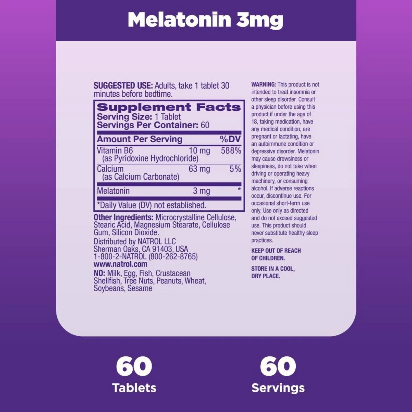 Melatonin 3mg Time Released