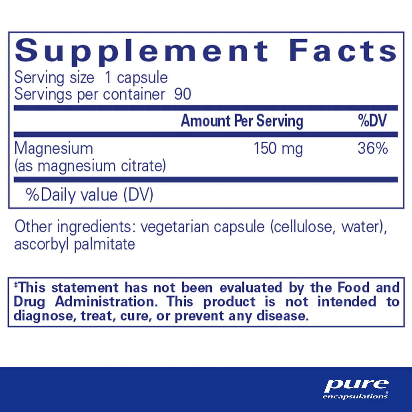 Magnesium Citrate 150mg