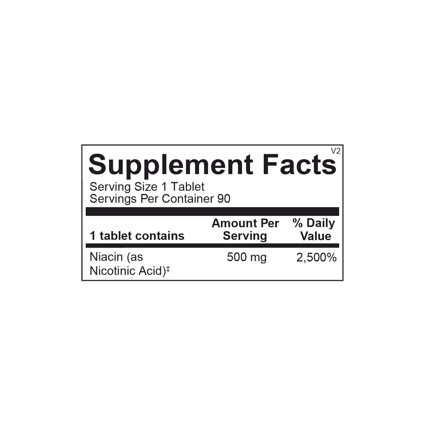 Time Release Niacin 500mg