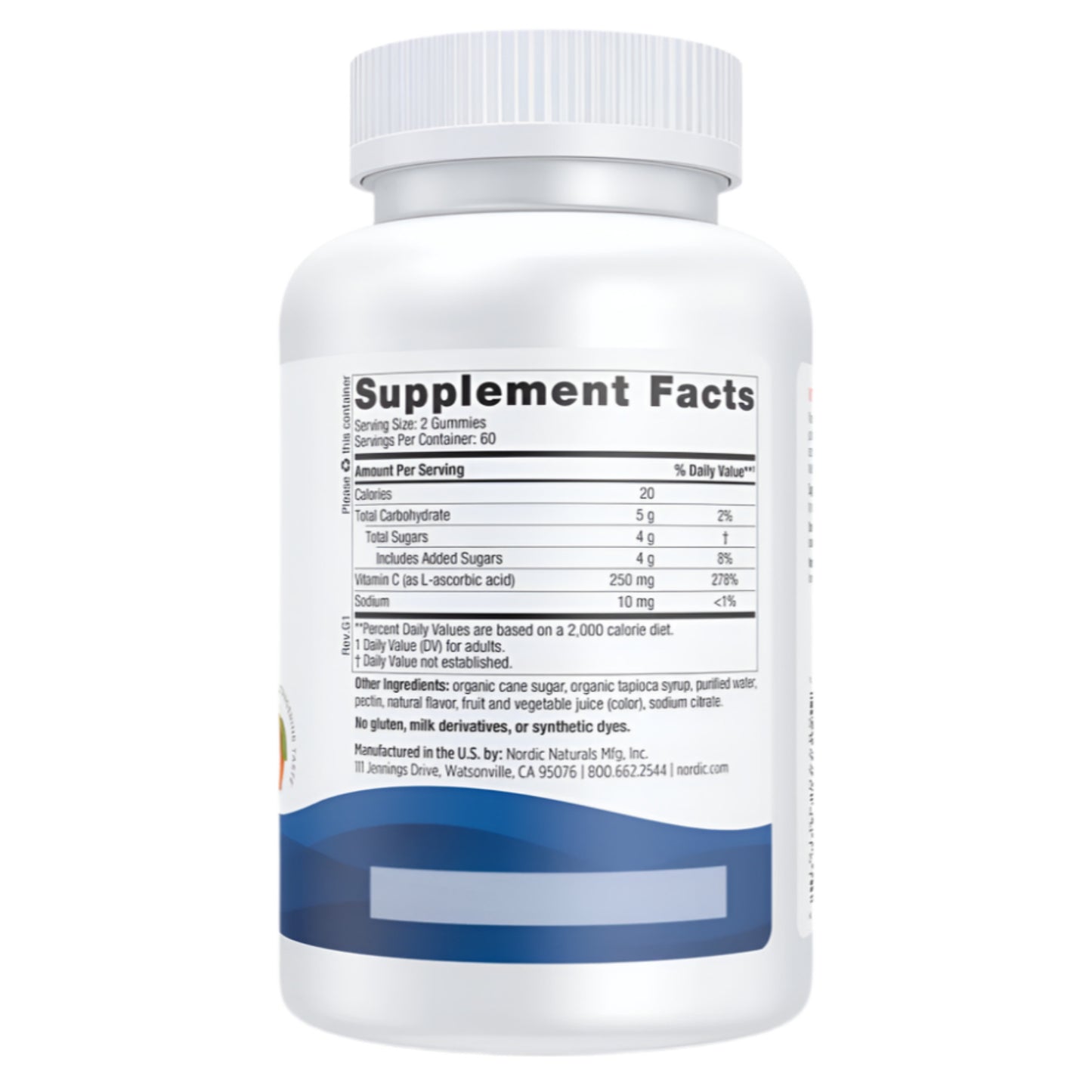 Vitamin C Gummies Tart Tangerine