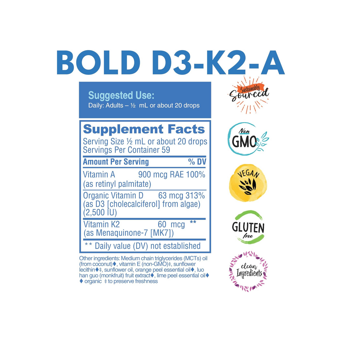 Bold D3 - K2 - A