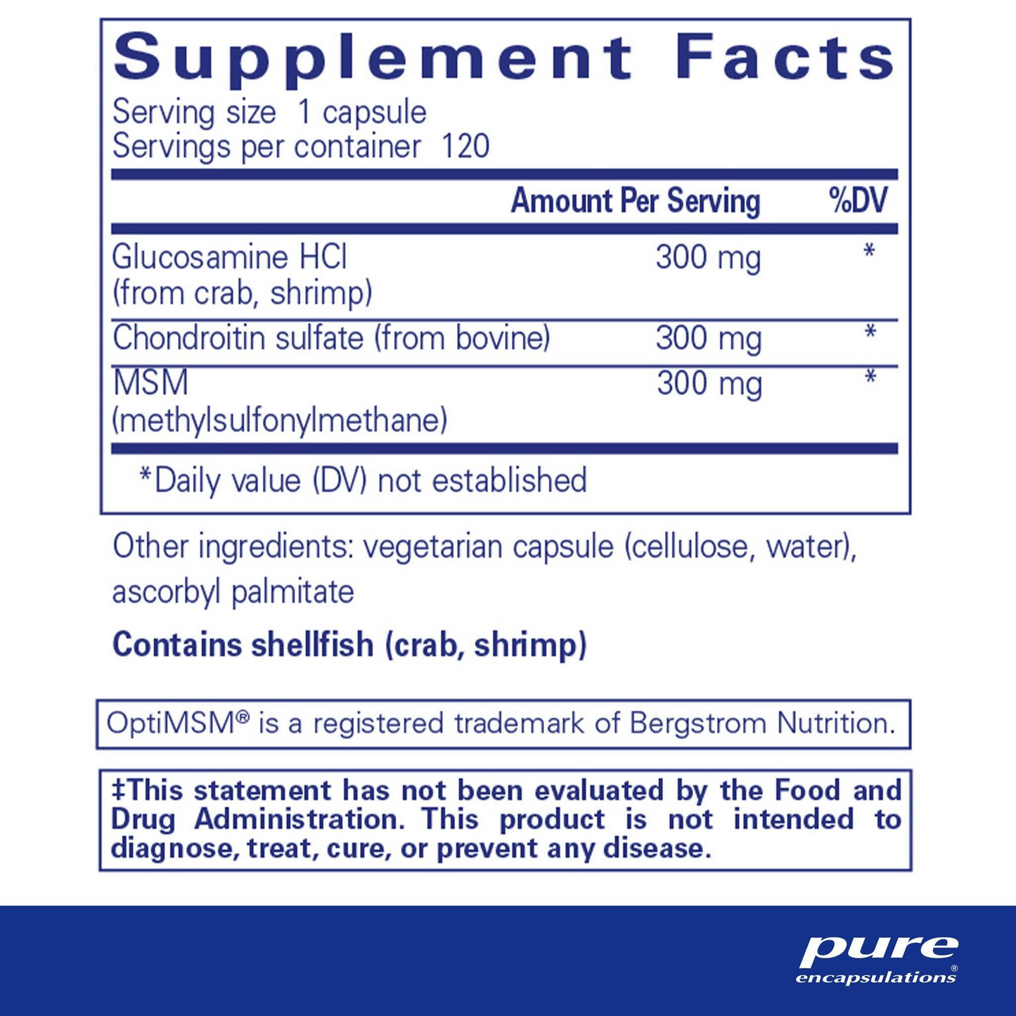 Glucosamine Chondroitin w/ MSM