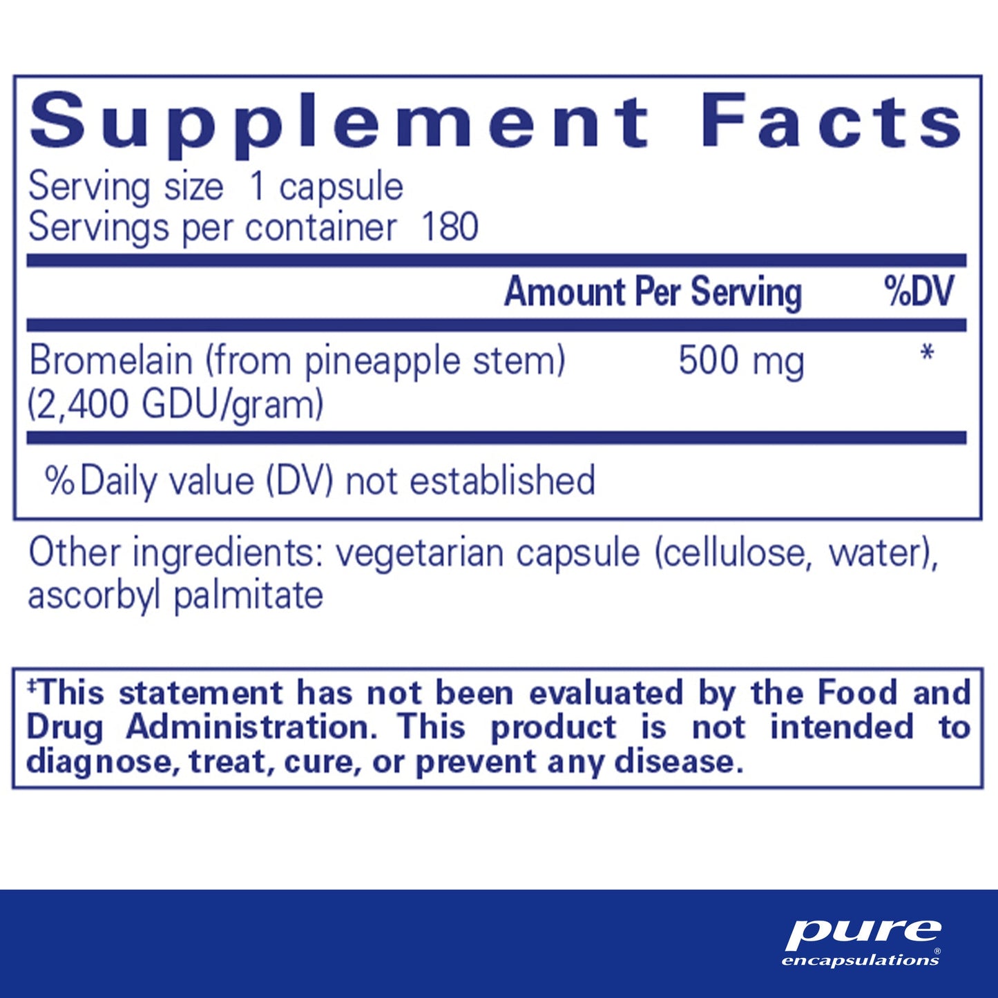 Bromelain 2400 500mg