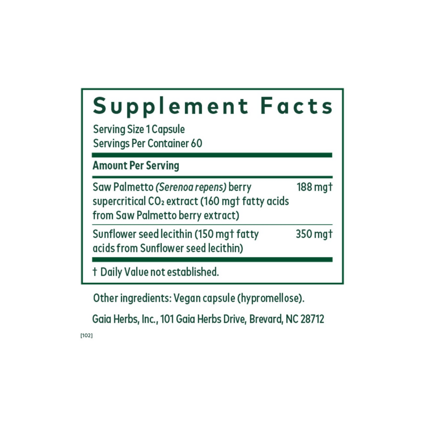 Saw Palmetto Phyto Caps