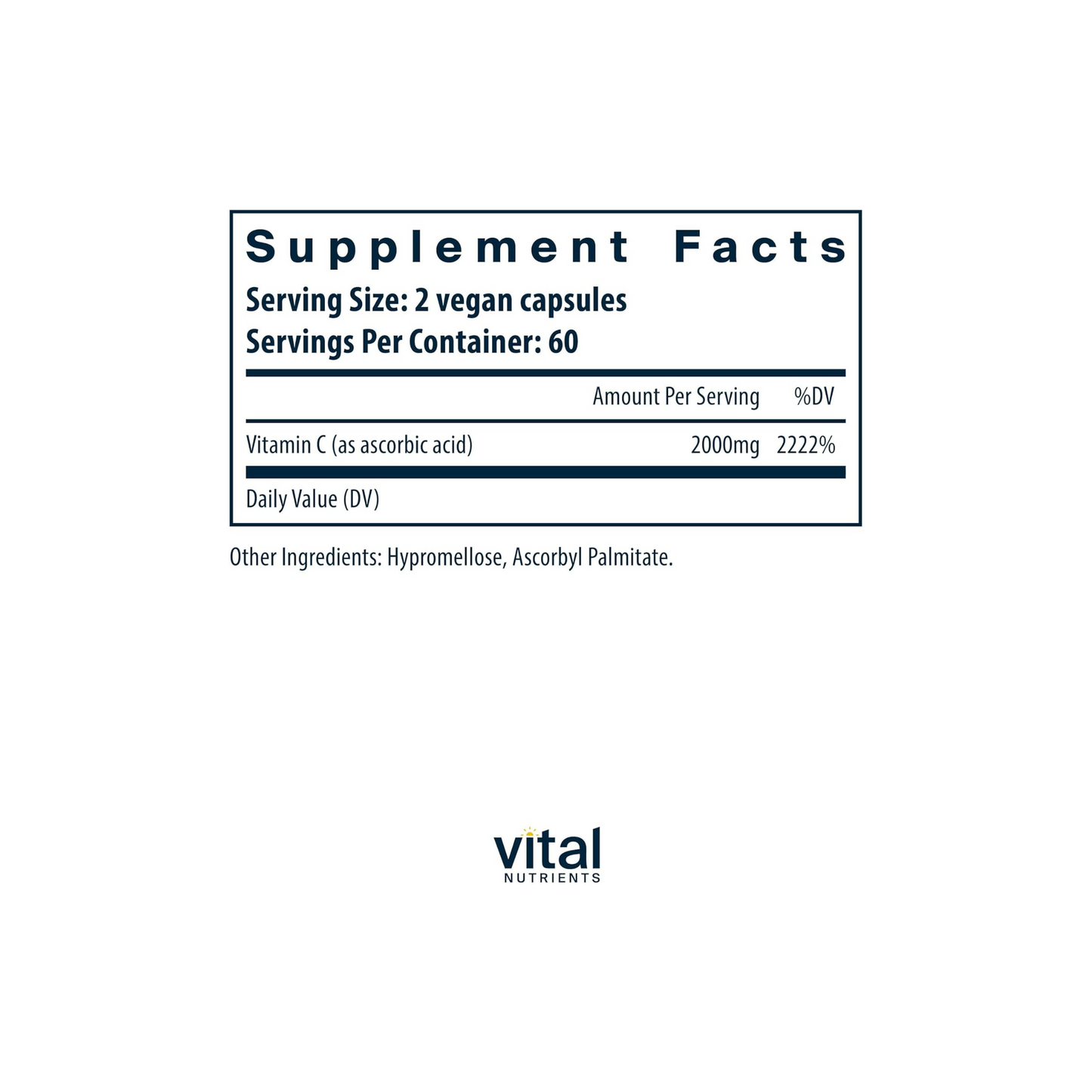 Vitamin C 100% Pure 1000mg