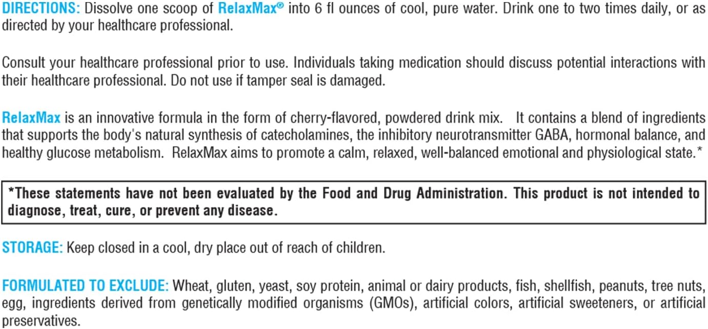 RelaxMax Powder