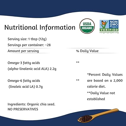 Organic Whole Chia Seeds