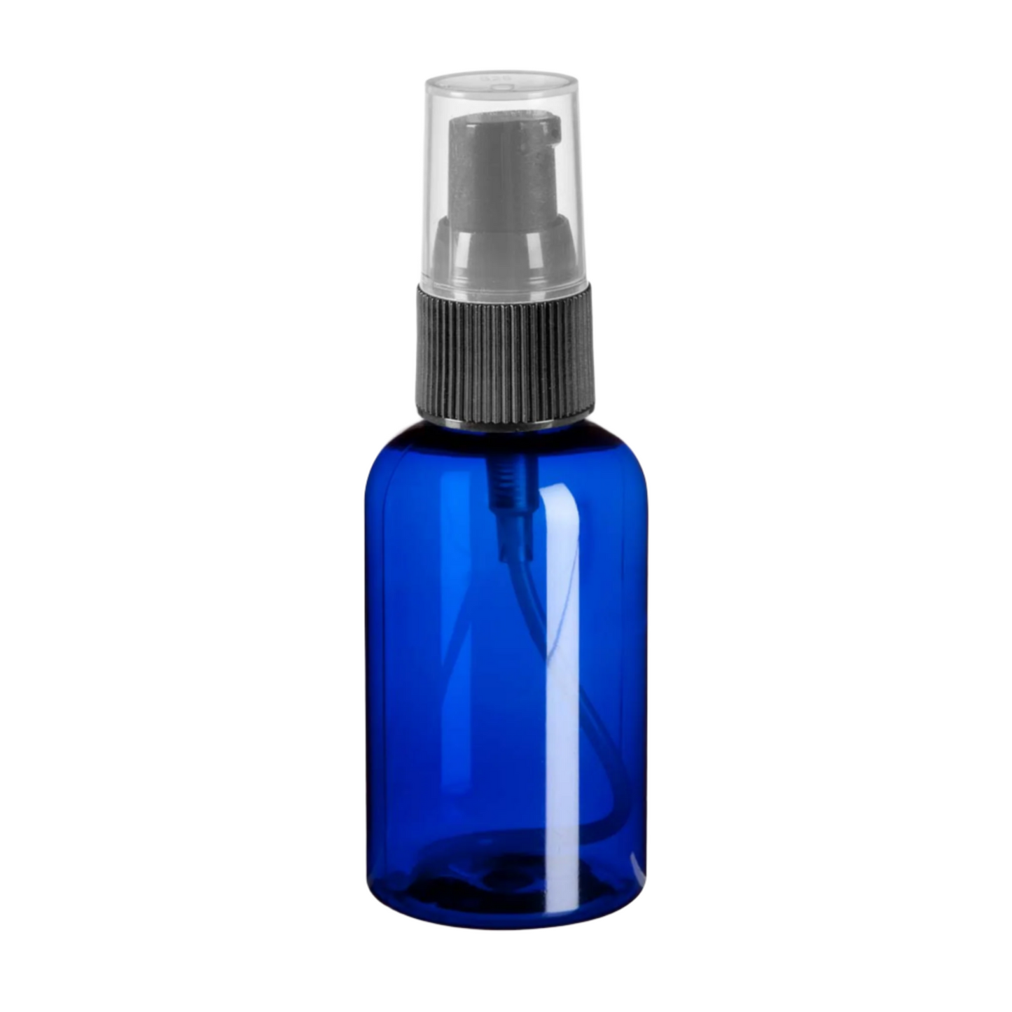 Cobalt Glass Bottle with Treatment Pump 2oz