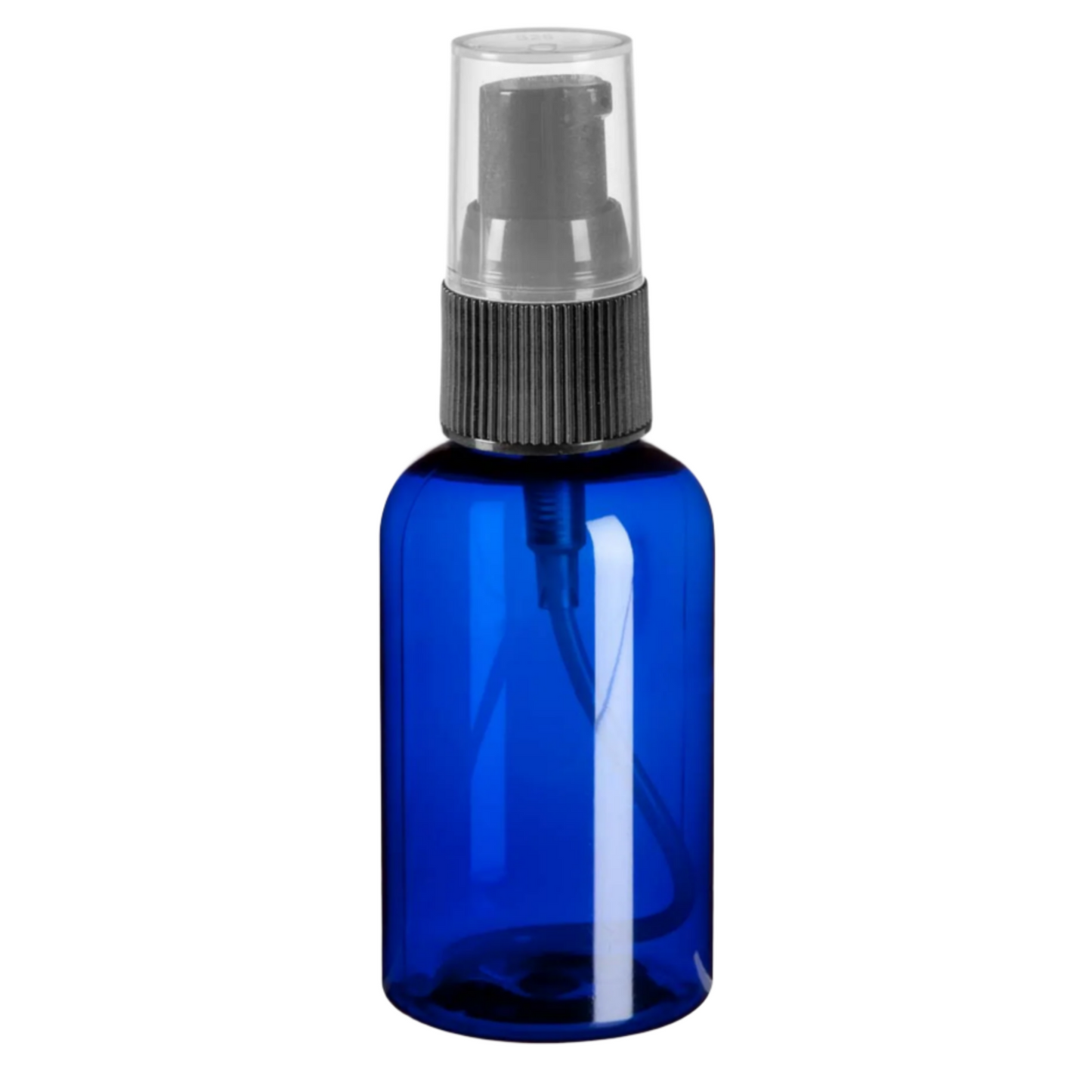 Cobalt Glass Bottle with Treatment Pump 2oz