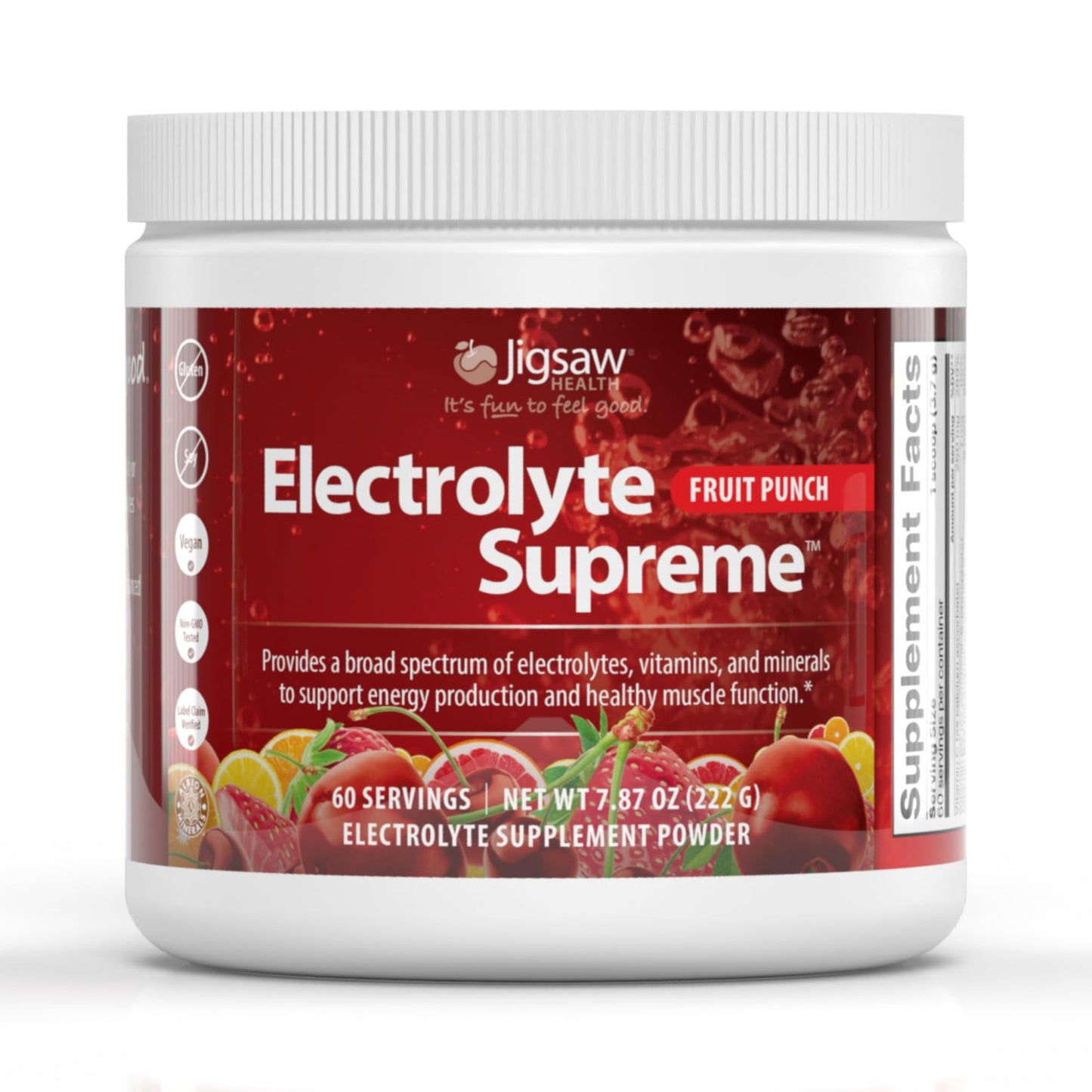 Electrolyte Supreme Tub - Fruit Punch