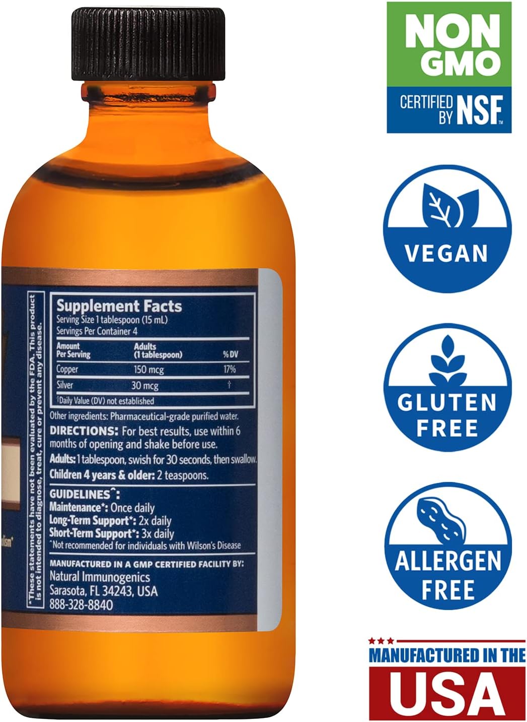 Bio-Active Copper Hydrosol - Twist Top