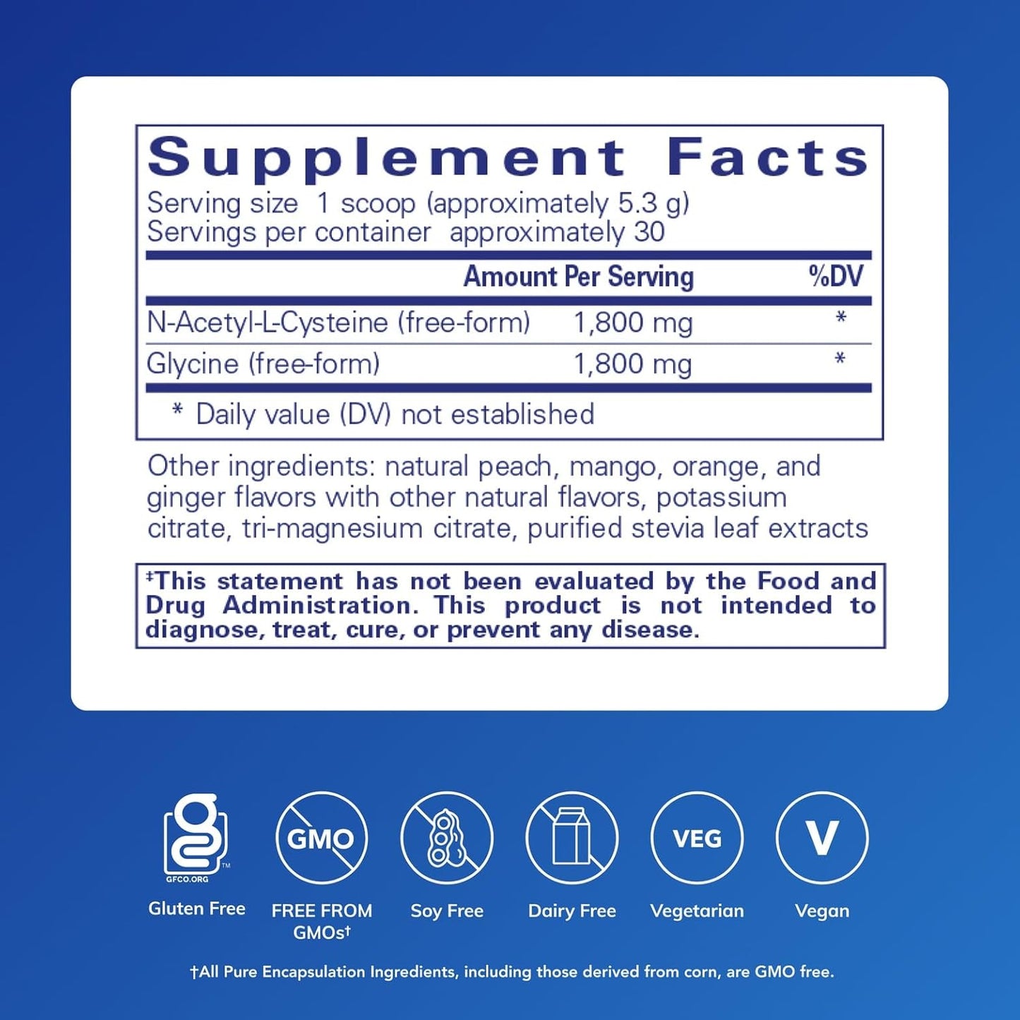 NAC + Glycine Powder