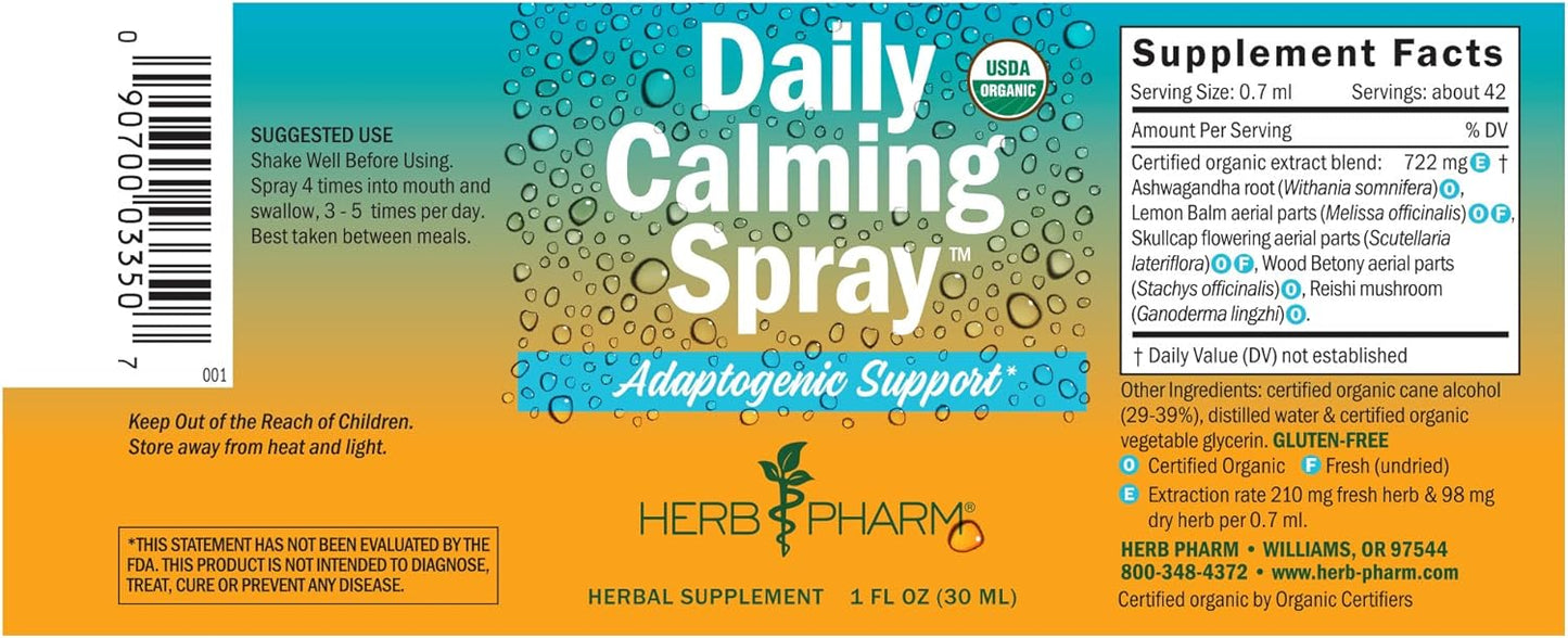 Herbs on the Go: Daily Calming Spray