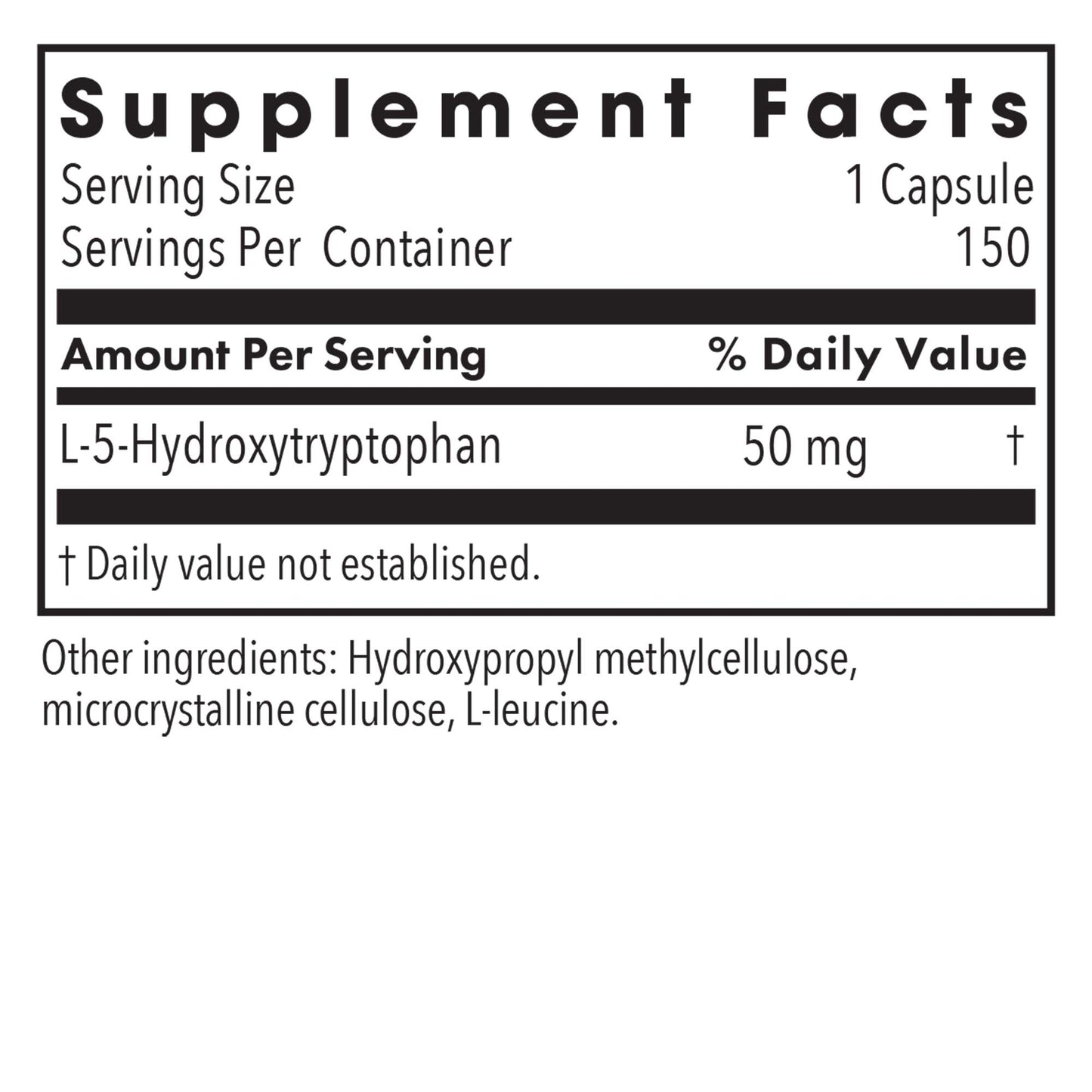 5-HTP 50mg