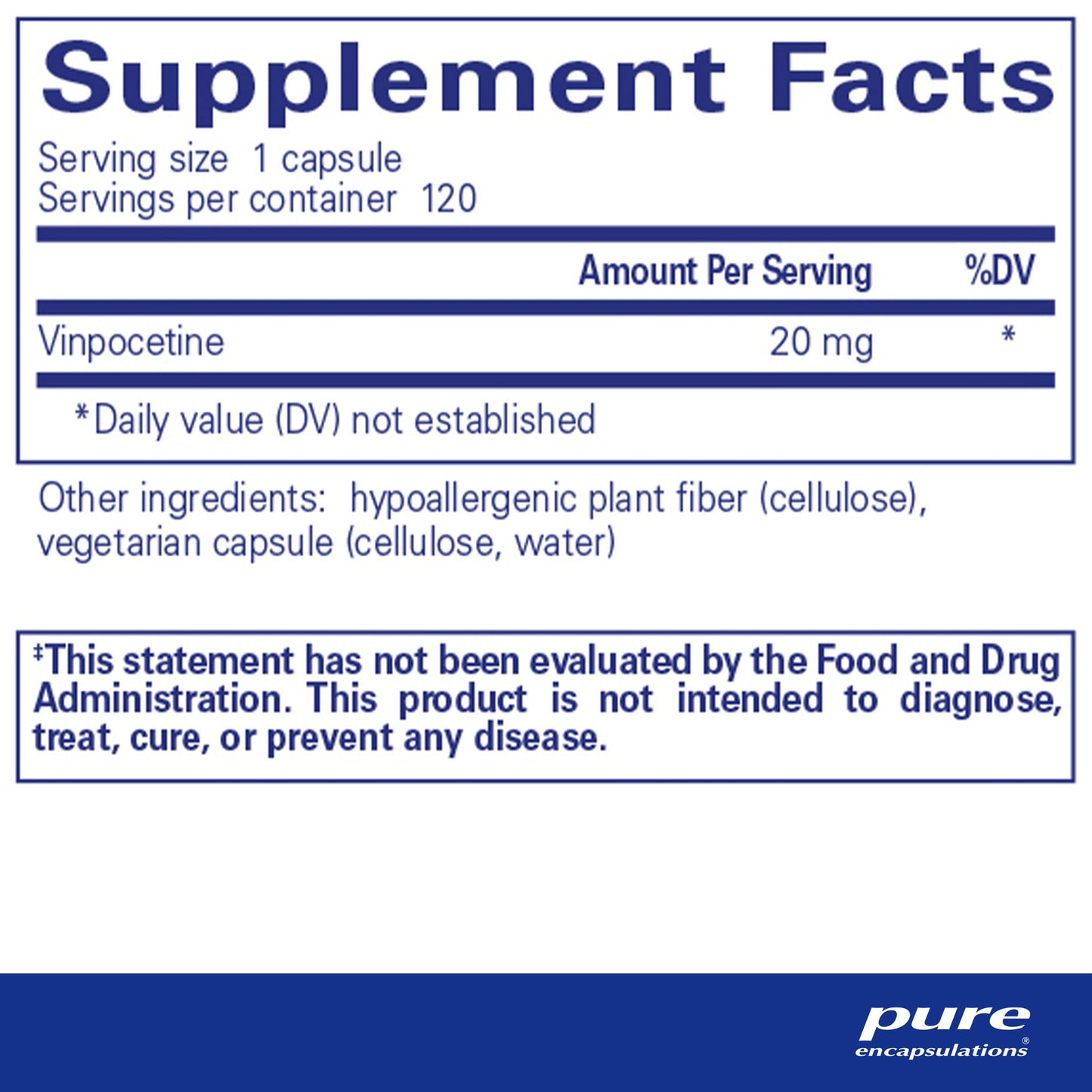 Vinpocetine 20mg