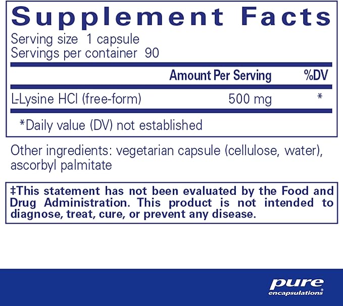 L-Lysine 500mg