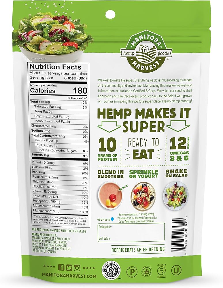 Organic Hemp Hearts