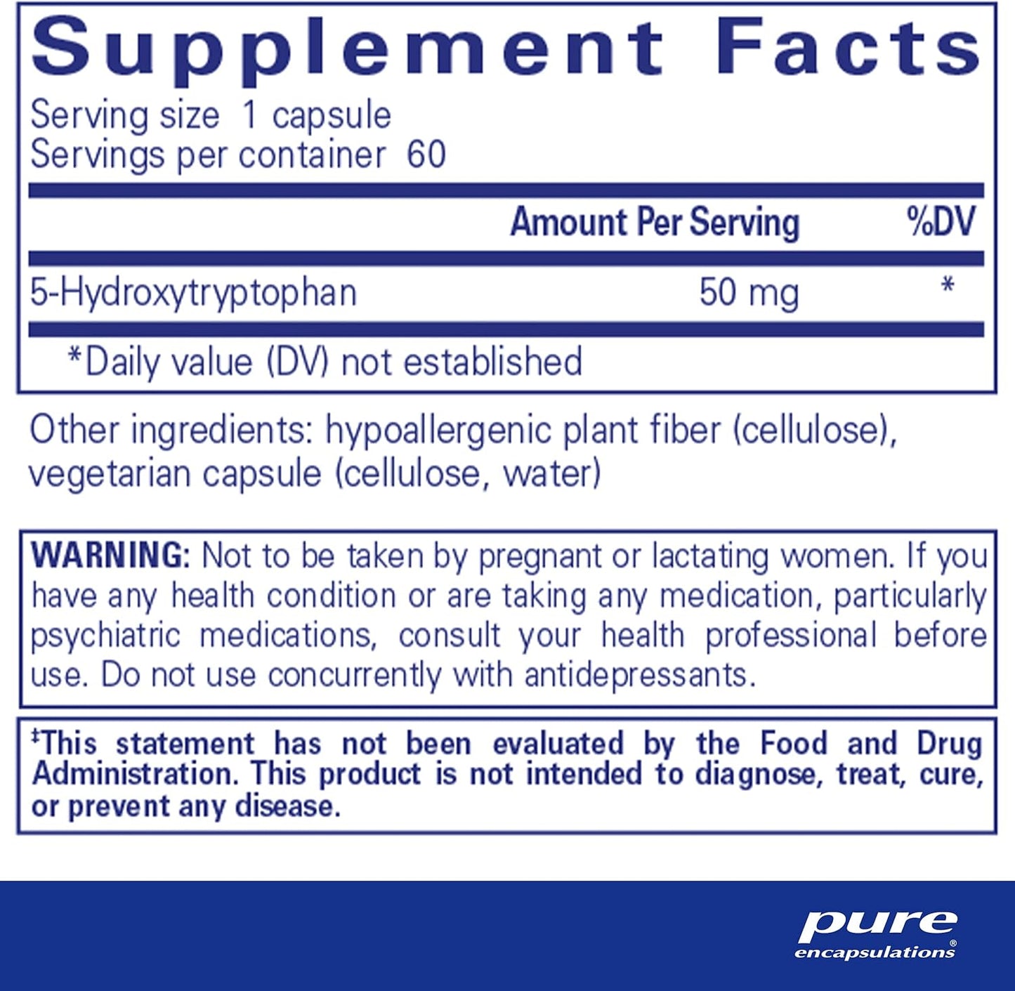 5-HTP 50 mg