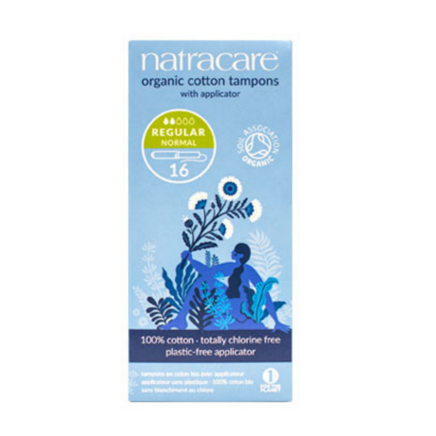 Natracare Organic Cotton Tampons (with Applicator) - Regular