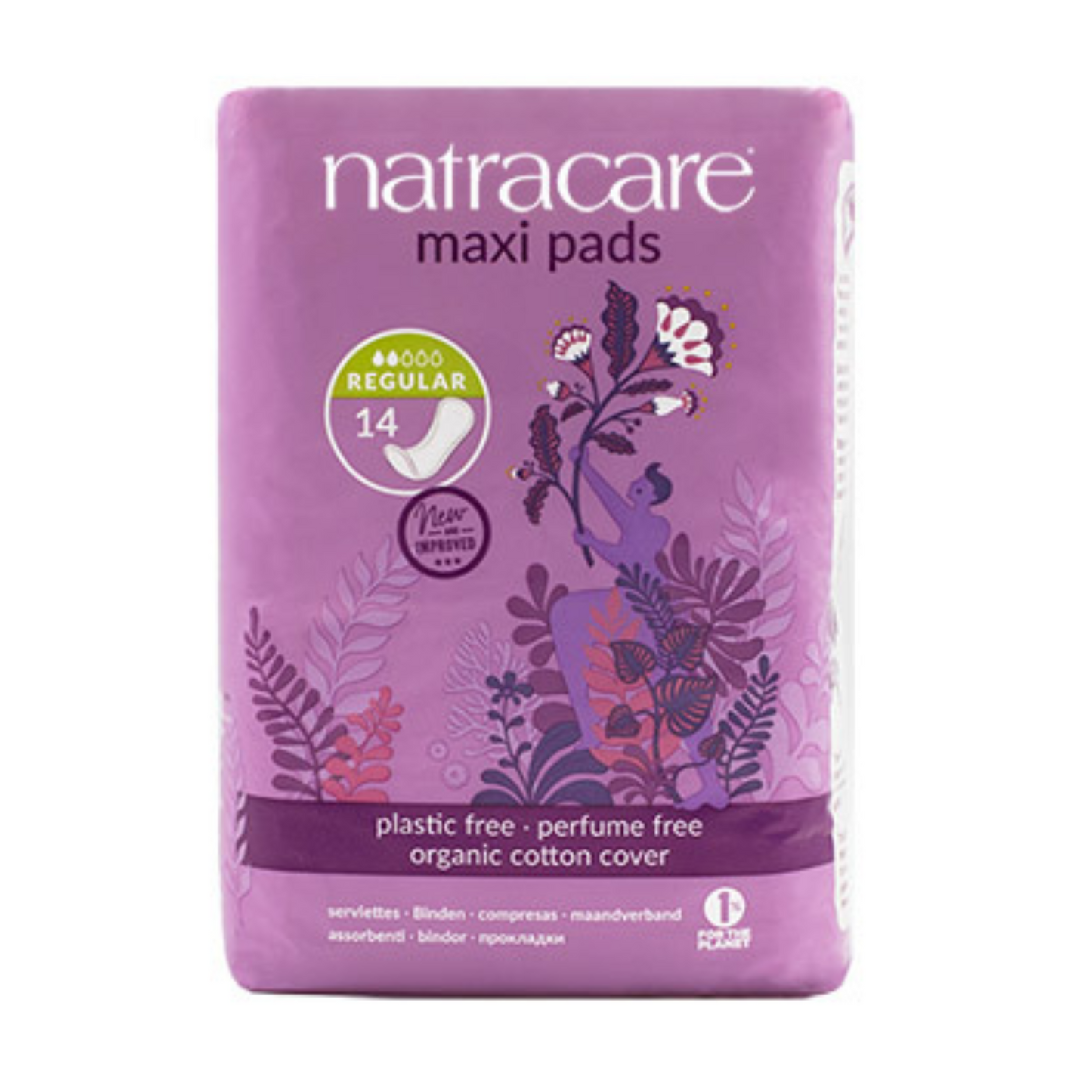 Natracare Organic Cotton Maxi Pads - Regular