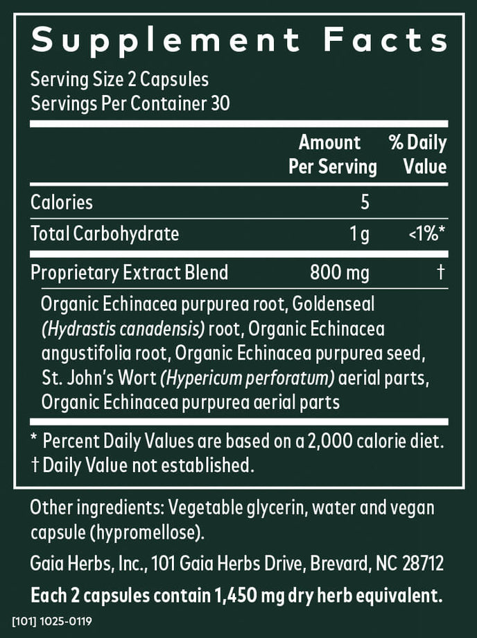 Echinacea Goldenseal Phyto Caps