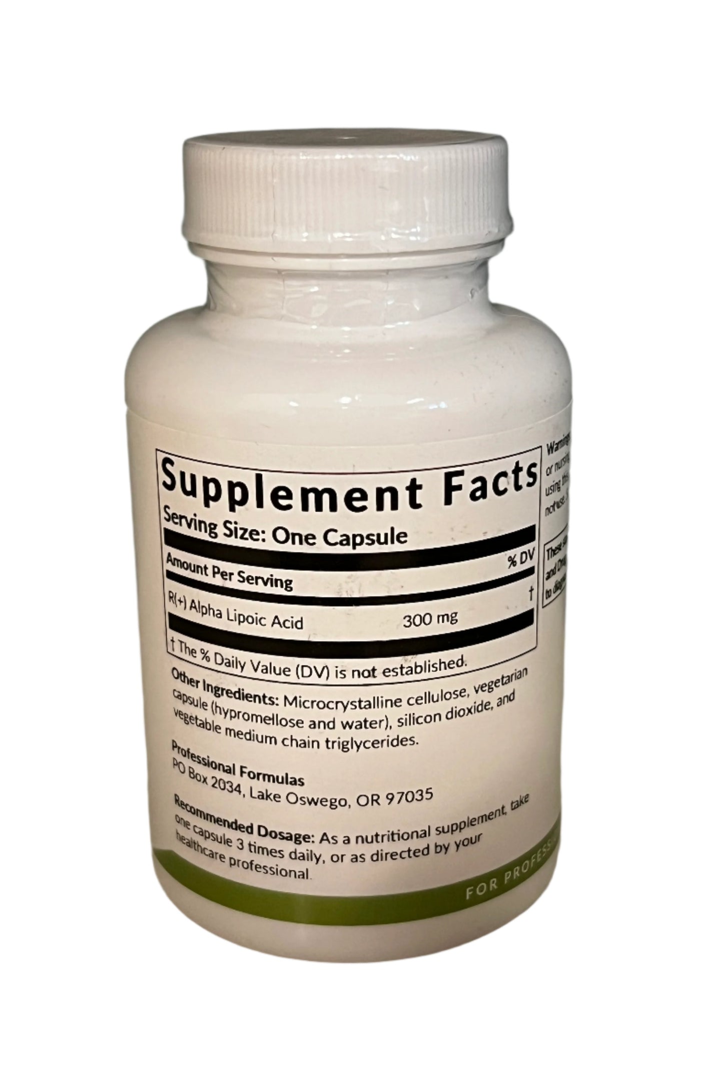 R(+) Alpha Lipoic Acid 300mg