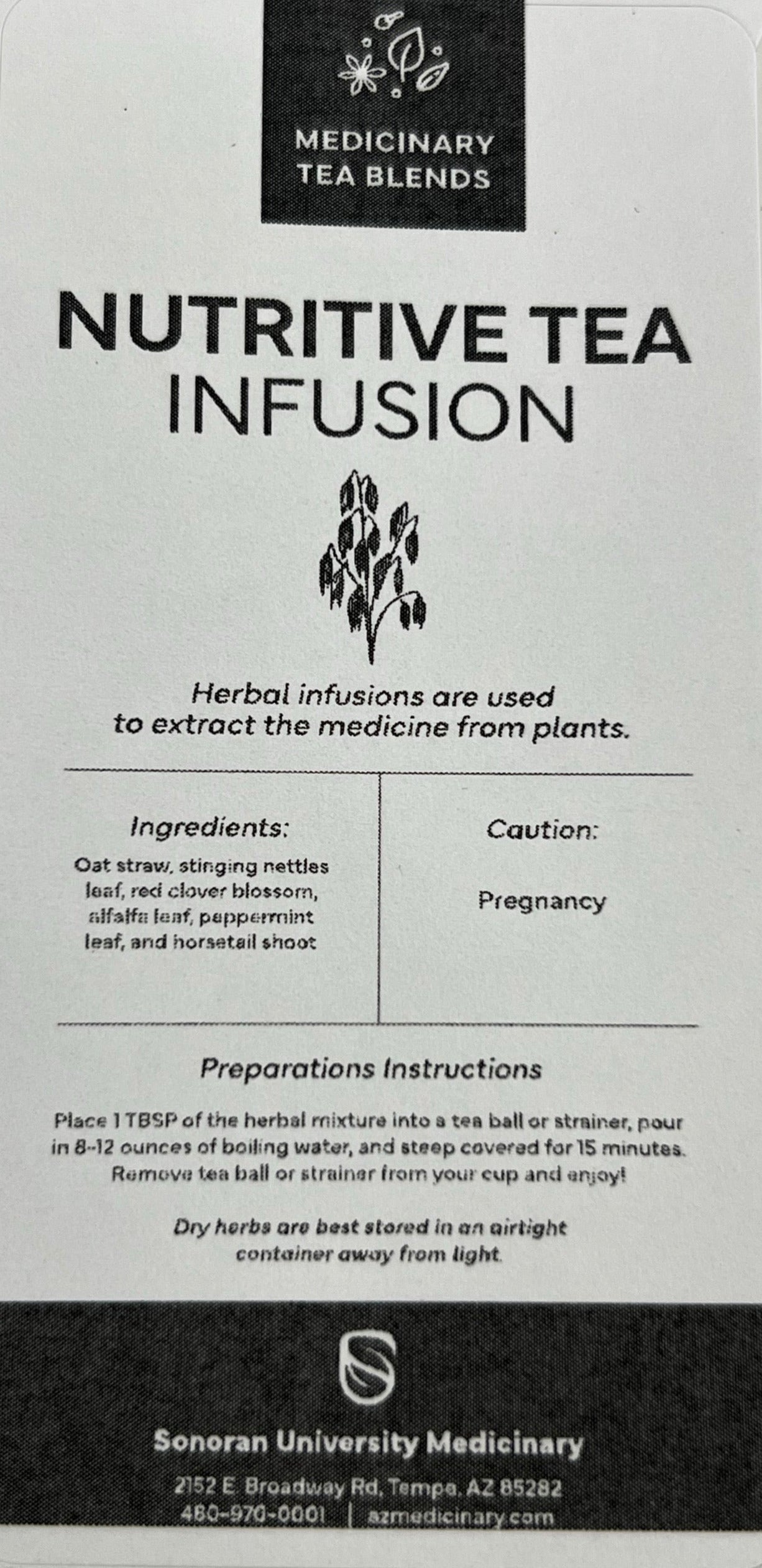 Pre-Bagged Nutritive Tea Blend