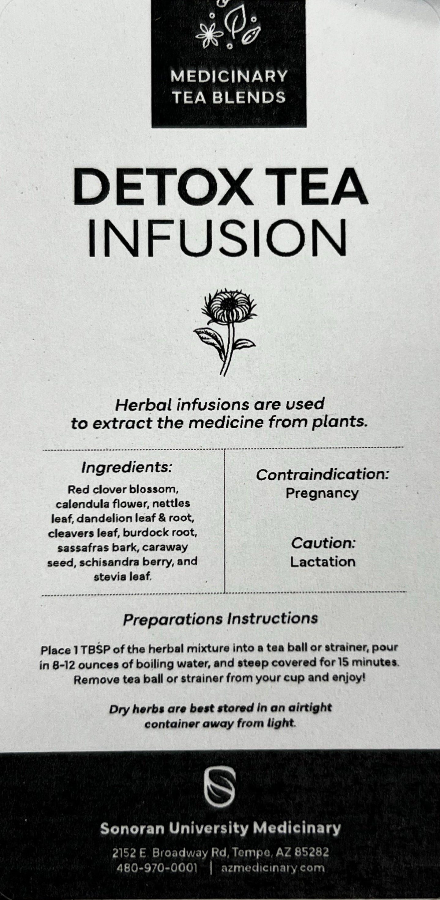 Pre-Bagged Detox Tea Blend