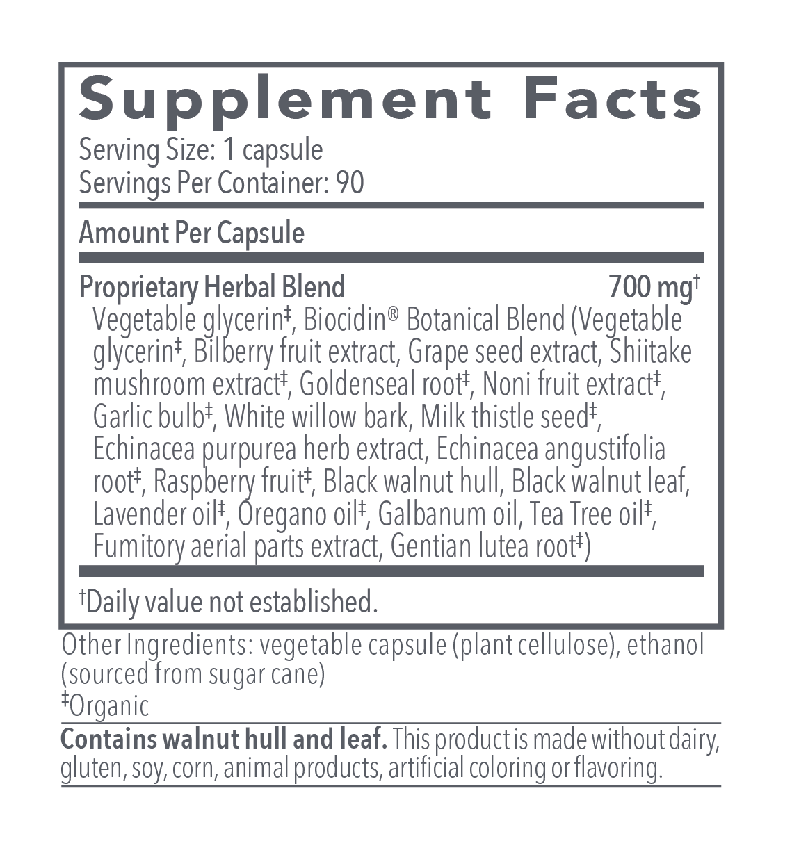 Biocidin Broad-Spectrum Capsules