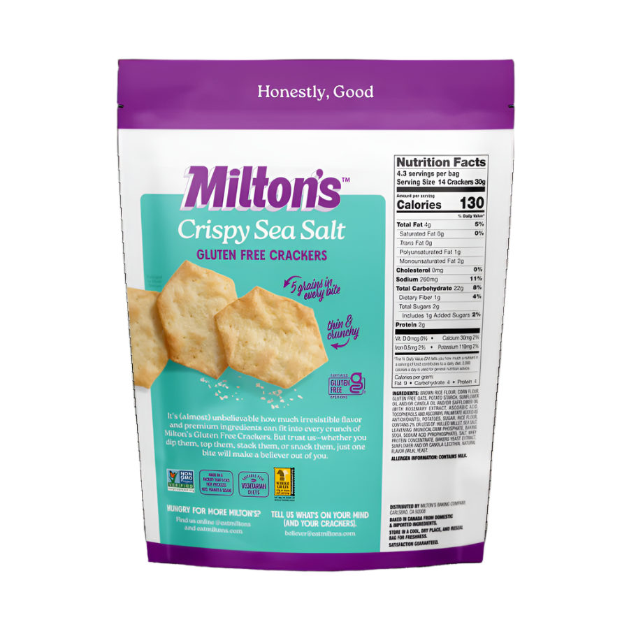 Milton's Gluten Free Crackers