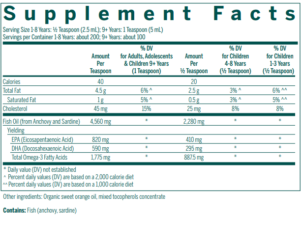 Super EFA Liquid Orange