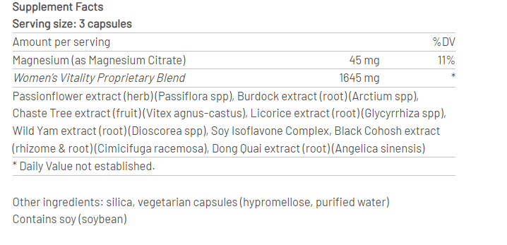 Women's Vitality Formula