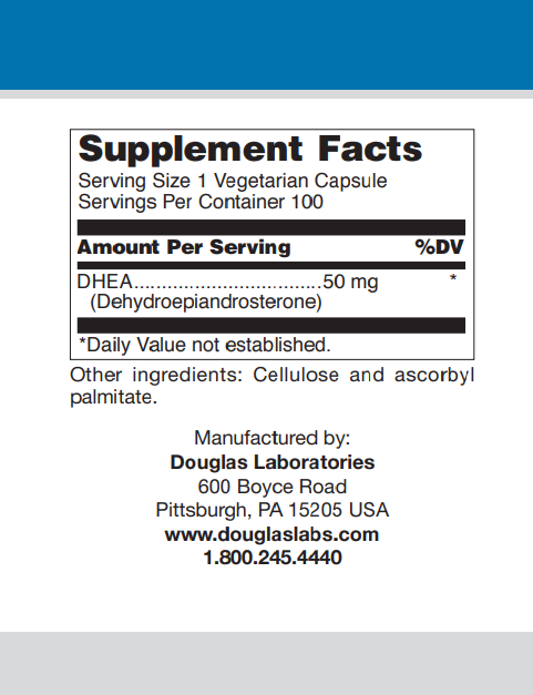 DHEA 50mg (Micronized)
