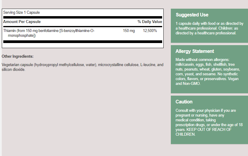 Benfotiamine