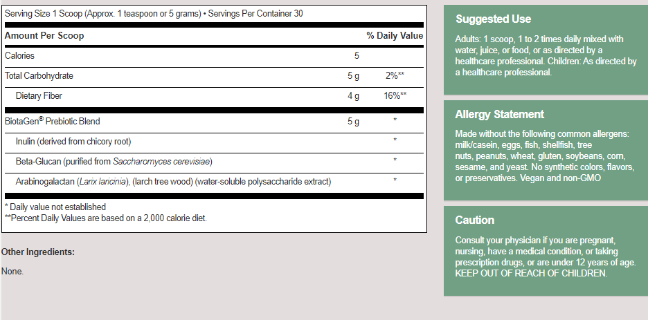 Ther-Biotic® BiotaGen Powder
